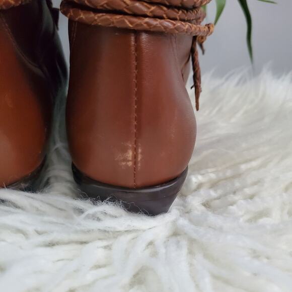 Scruples Brown Soft Leather Riding Boots 6.5 - Picture 10 of 14